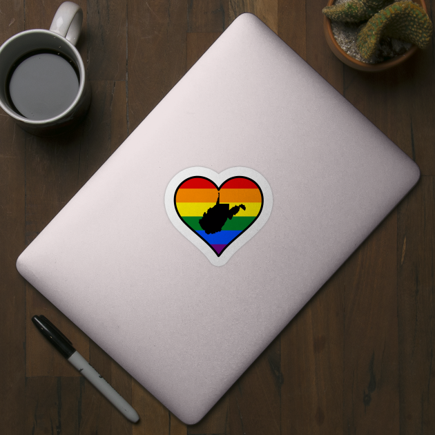 West Virginia Gay Pride Heart by fearcity
